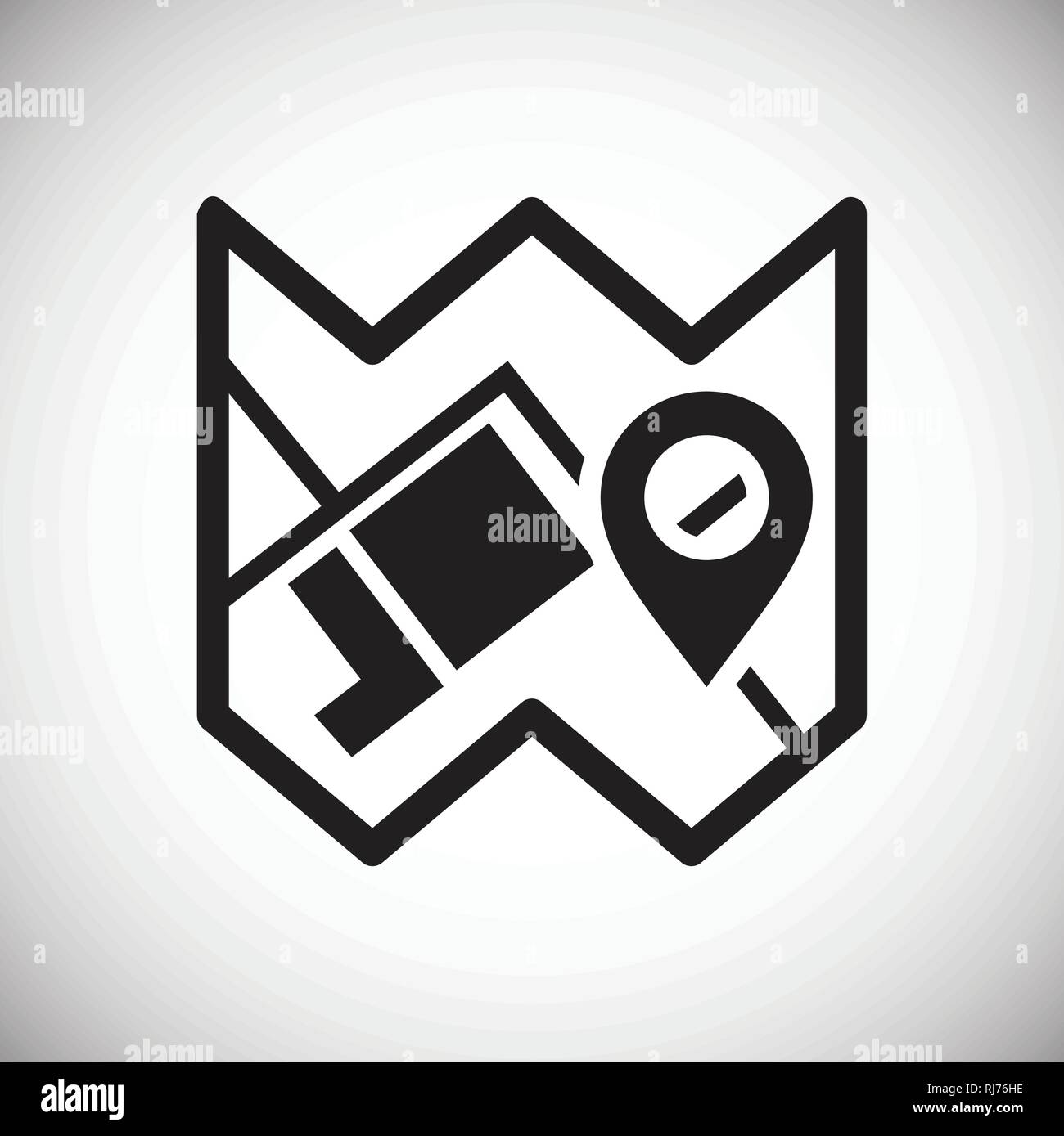 Navigation icon on white background for graphic and web design, Modern ...