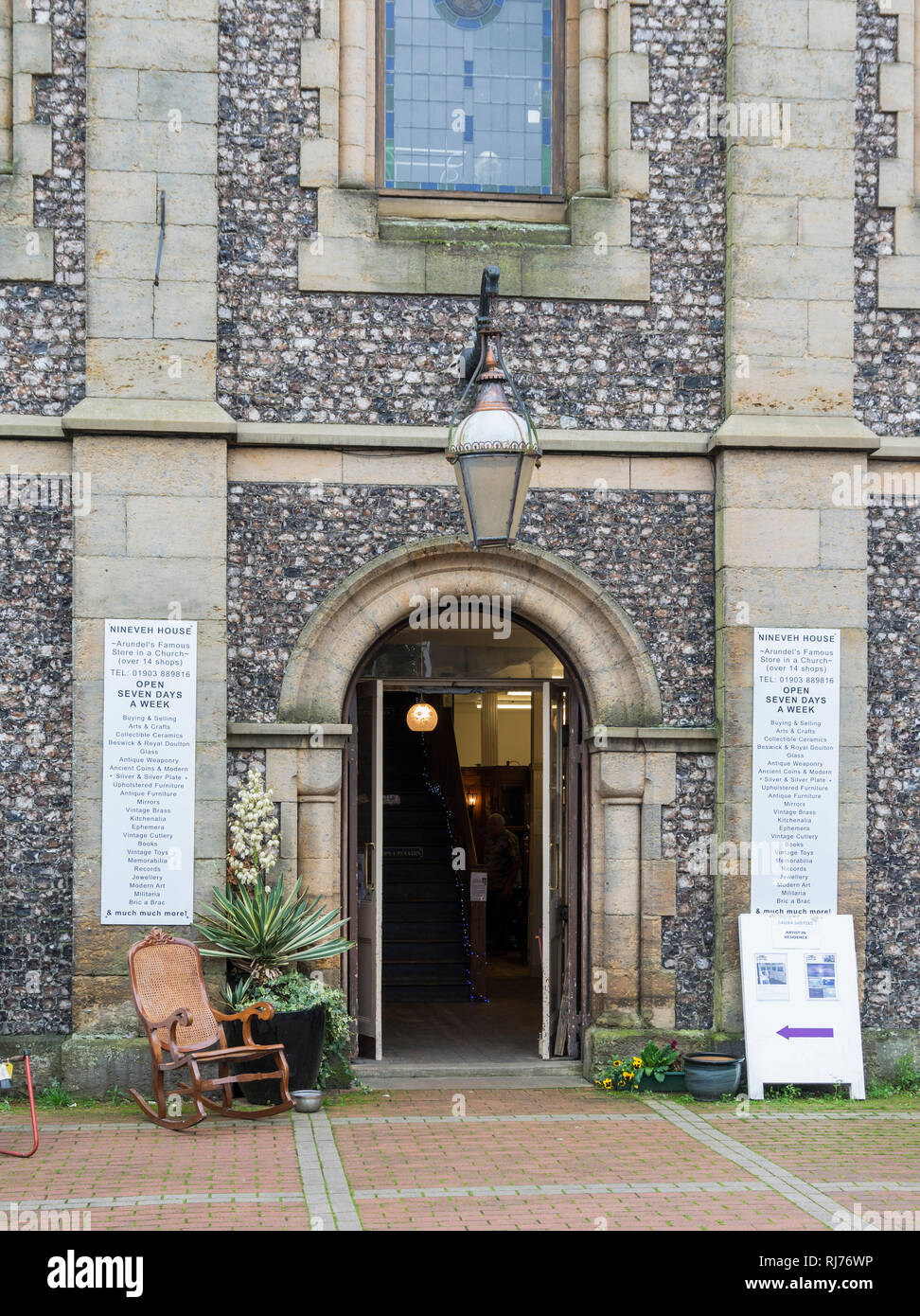 Nineveh House, a collection of small shops selling antiques and