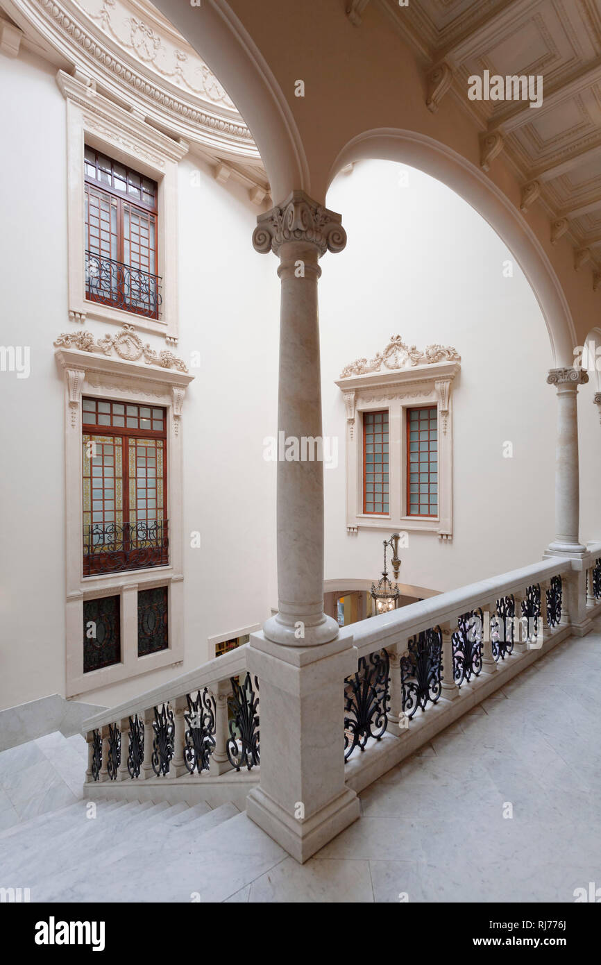 El Museu d'Art Espanyol Contemporari, Fundacion March, Carrer Sant Miguel, Palma de Mallorca, Mallorca, Balearen, Spanien Stock Photo