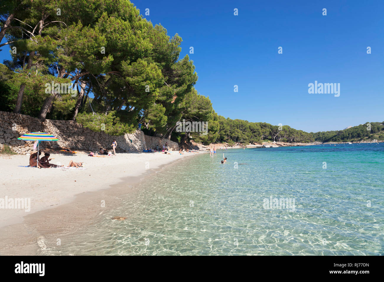 Strand Platja De Formentor Cala Pi De La Posada Mallorca