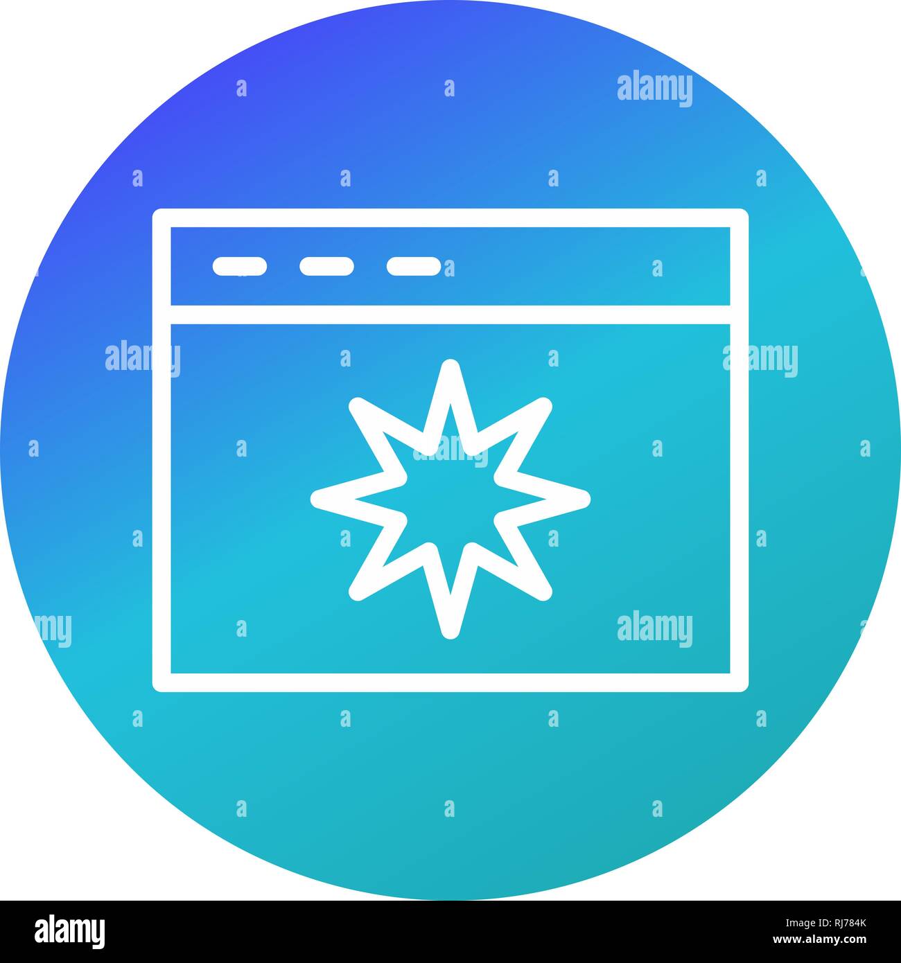 Vector Page Quality Icon Stock Photo - Alamy