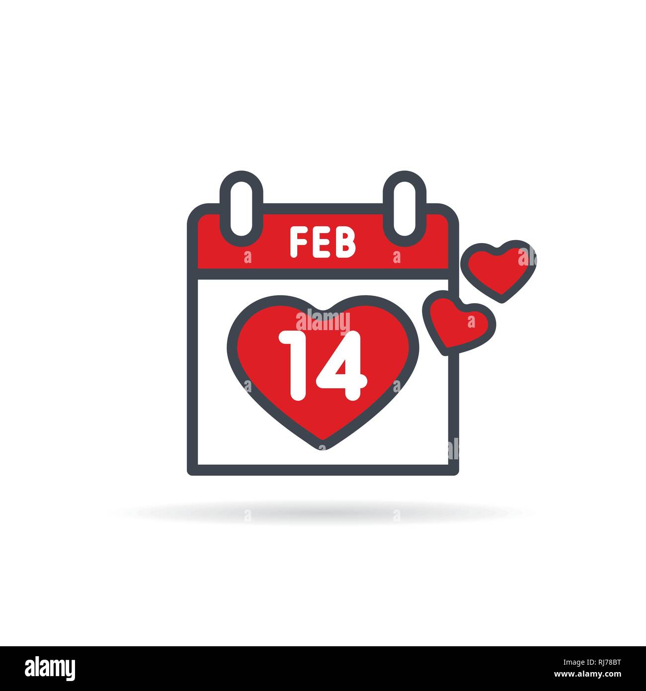 Love, Lovely February 14 Valentines Day Hearts Boho Aesthetic For
