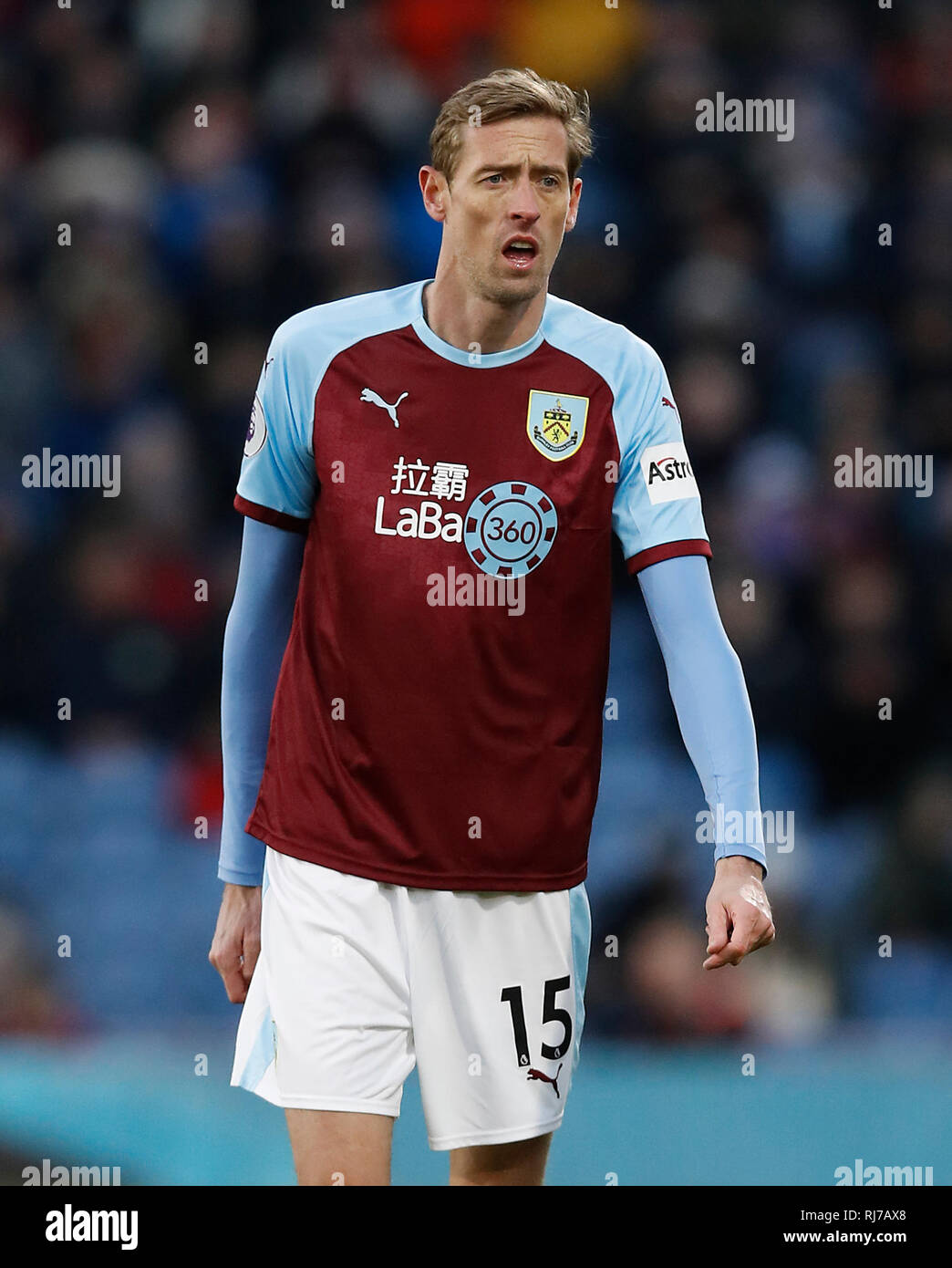 Peter Crouch, Burnley Stock Photo - Alamy