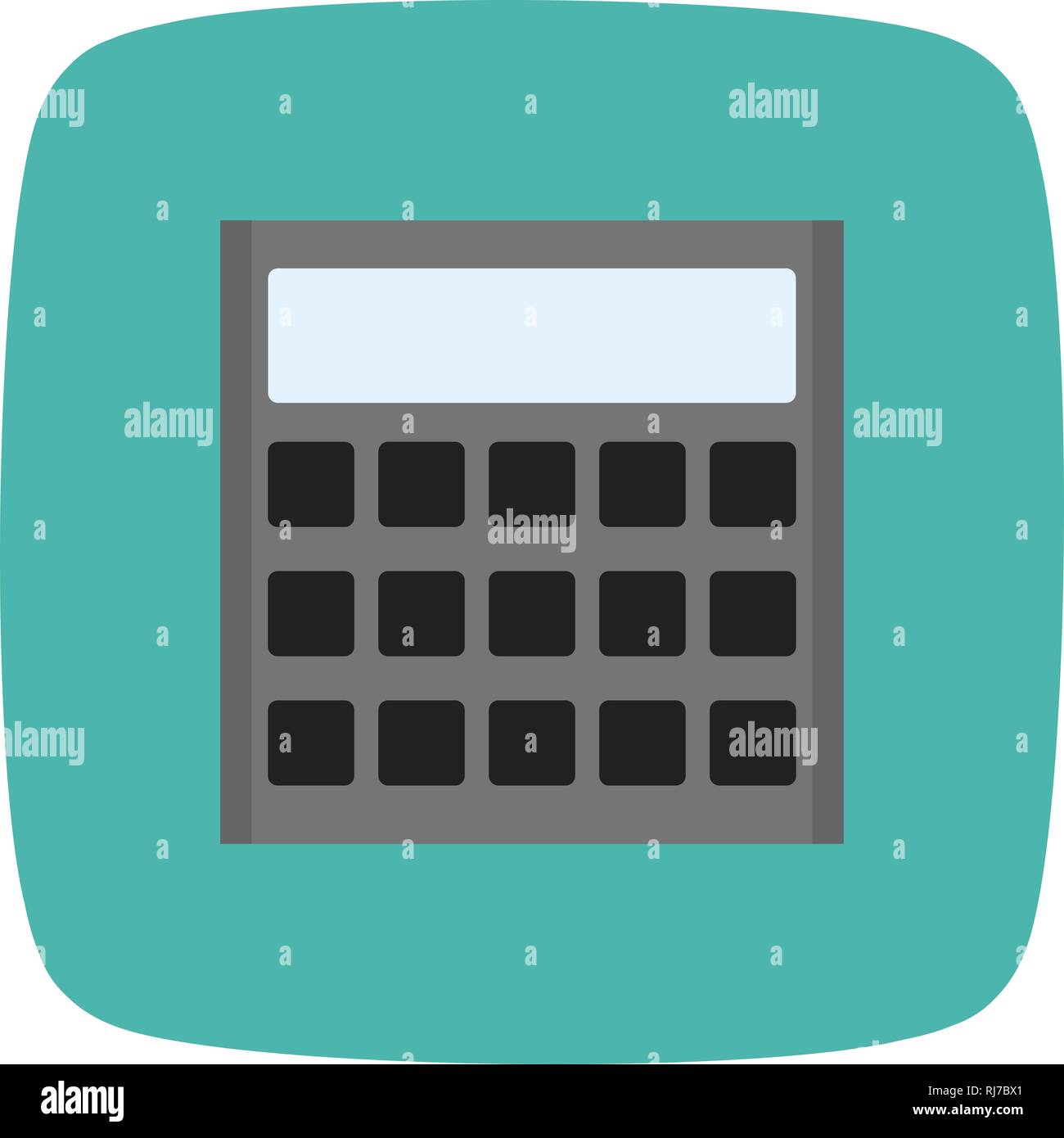 Vector Calculation Icon Stock Photo - Alamy