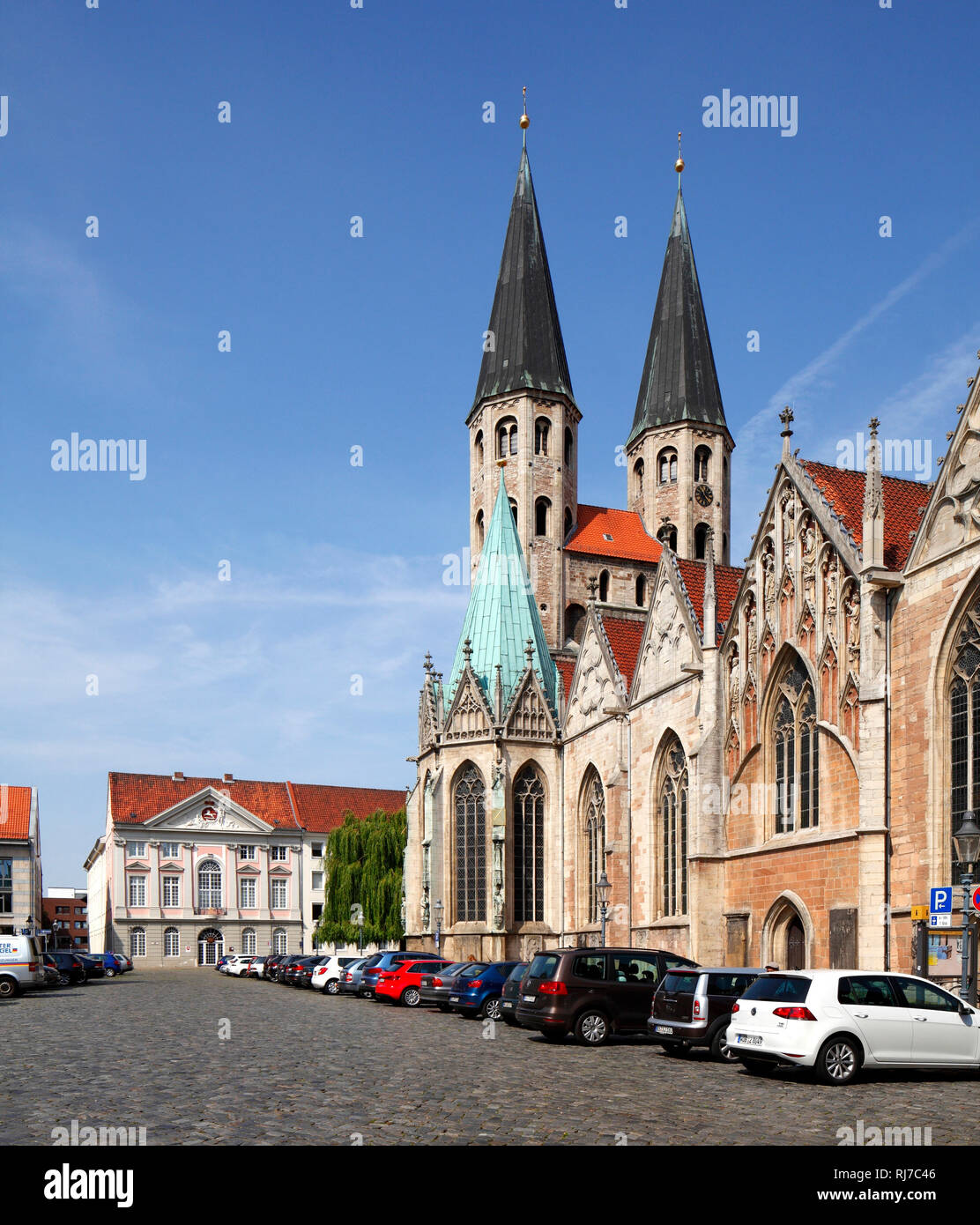 Deutschland, Niedersachsen, Braunschweig, Sankt-Martini-Kirche Stock Photo