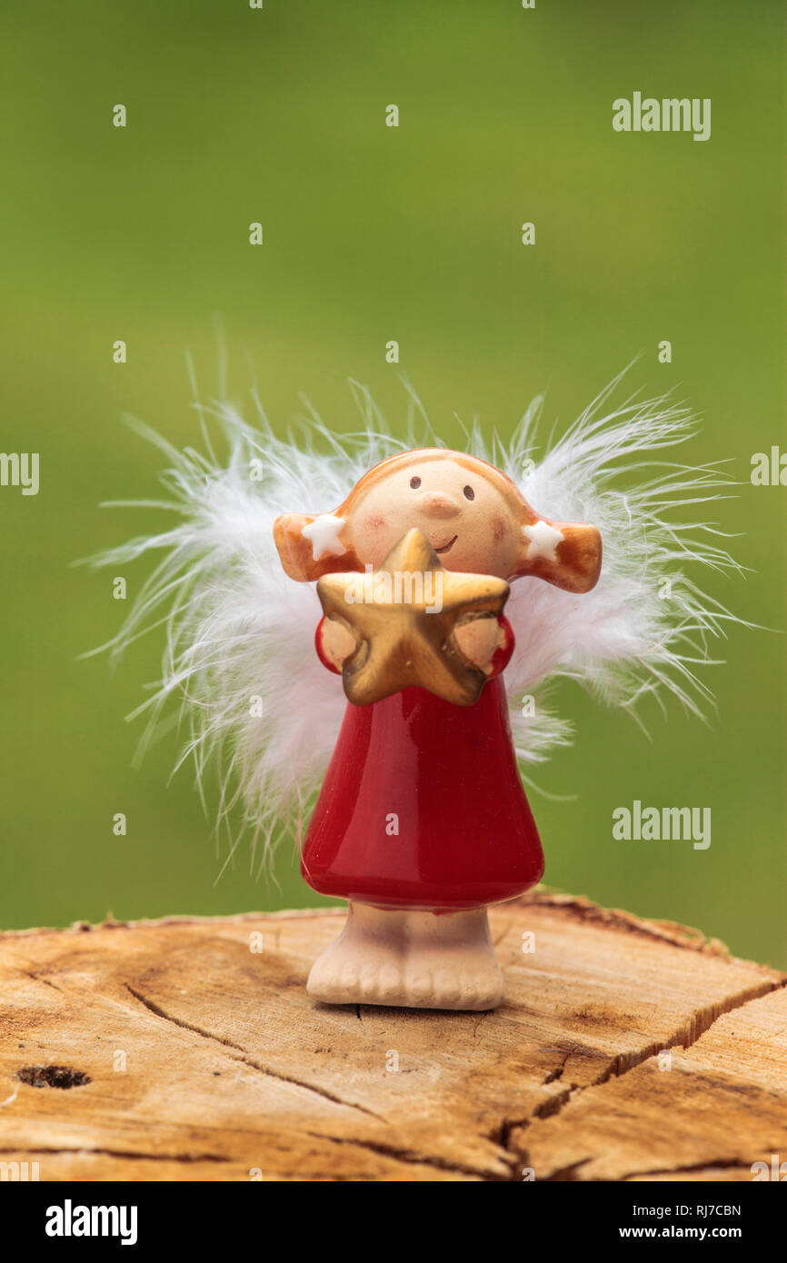 Ein Weihnachtsengel Stock Photo Alamy
