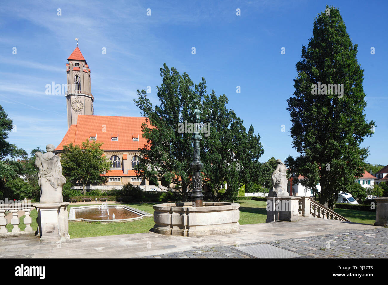 Stiftskirche, Darmstadt, Hessen, Deutschland, Europa Stock Photo