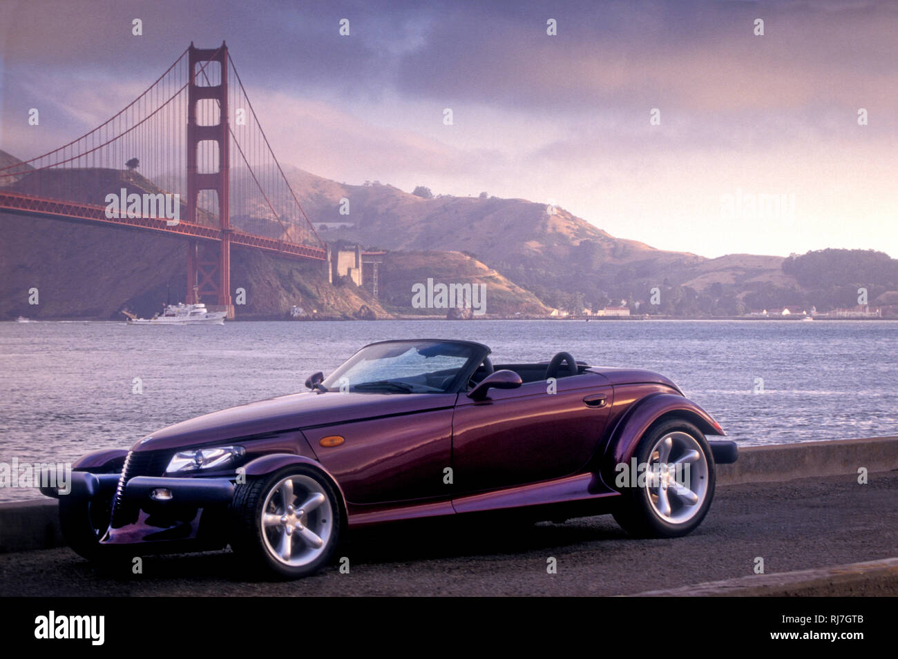 1998 Plymouth Prowler in San Francisco Stock Photo