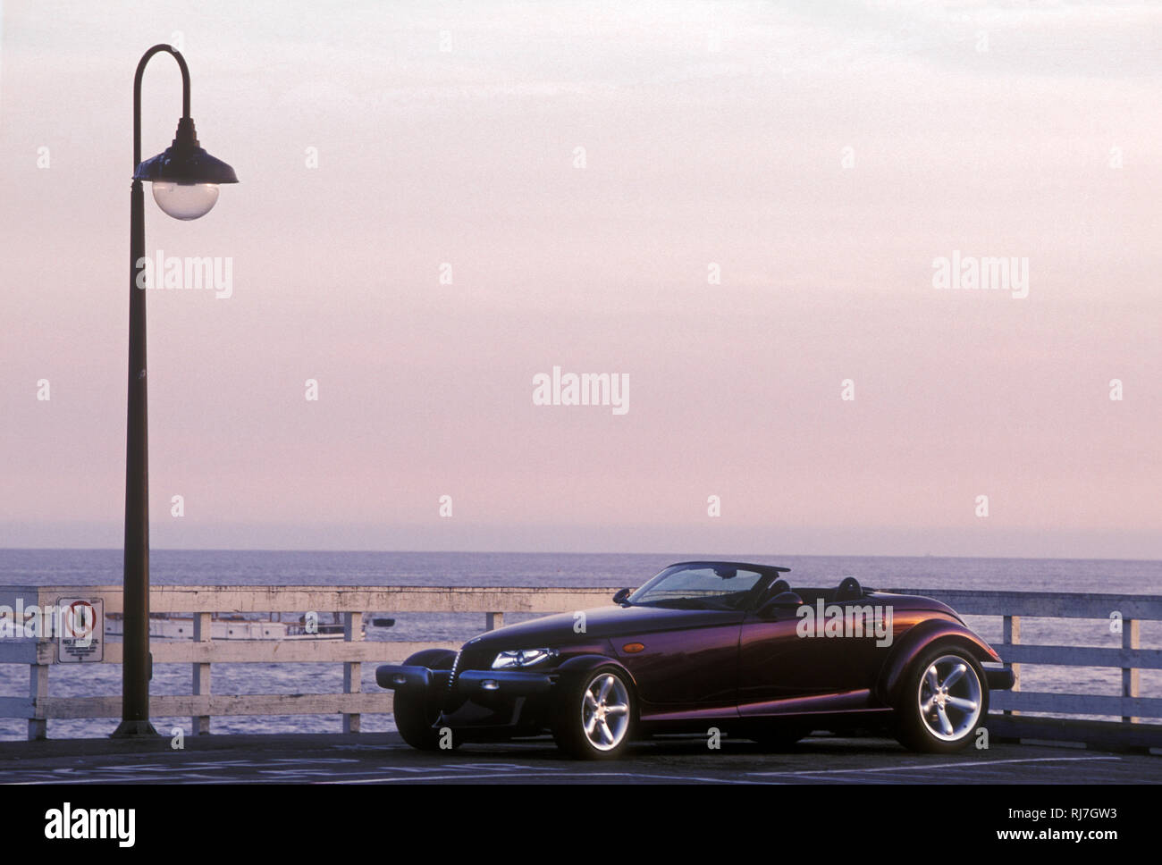 1998 Plymouth Prowler in San Francisco Stock Photo