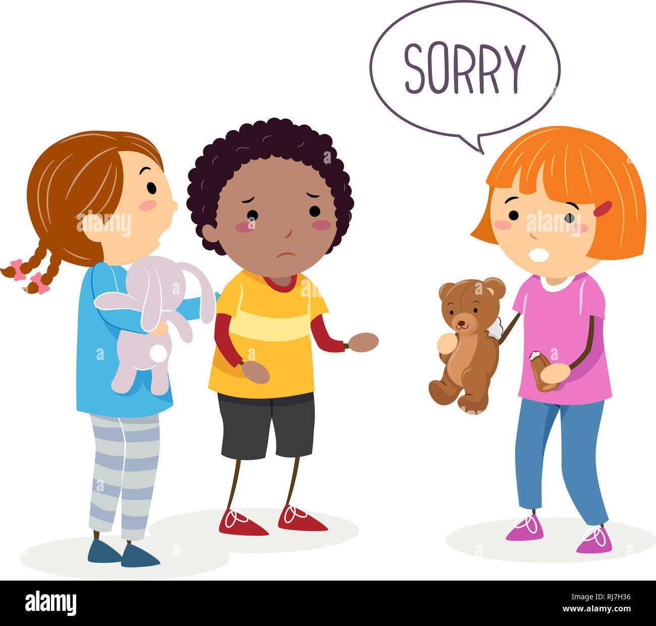 Saying sorry Cut Out Stock Images & Pictures - Alamy