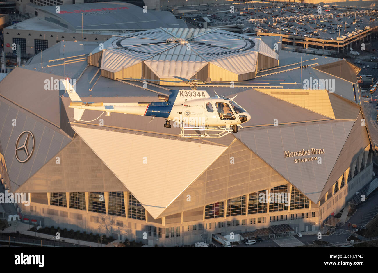 A U.S. Customs and Border Protection Air and Marine Operations AS350 A ...