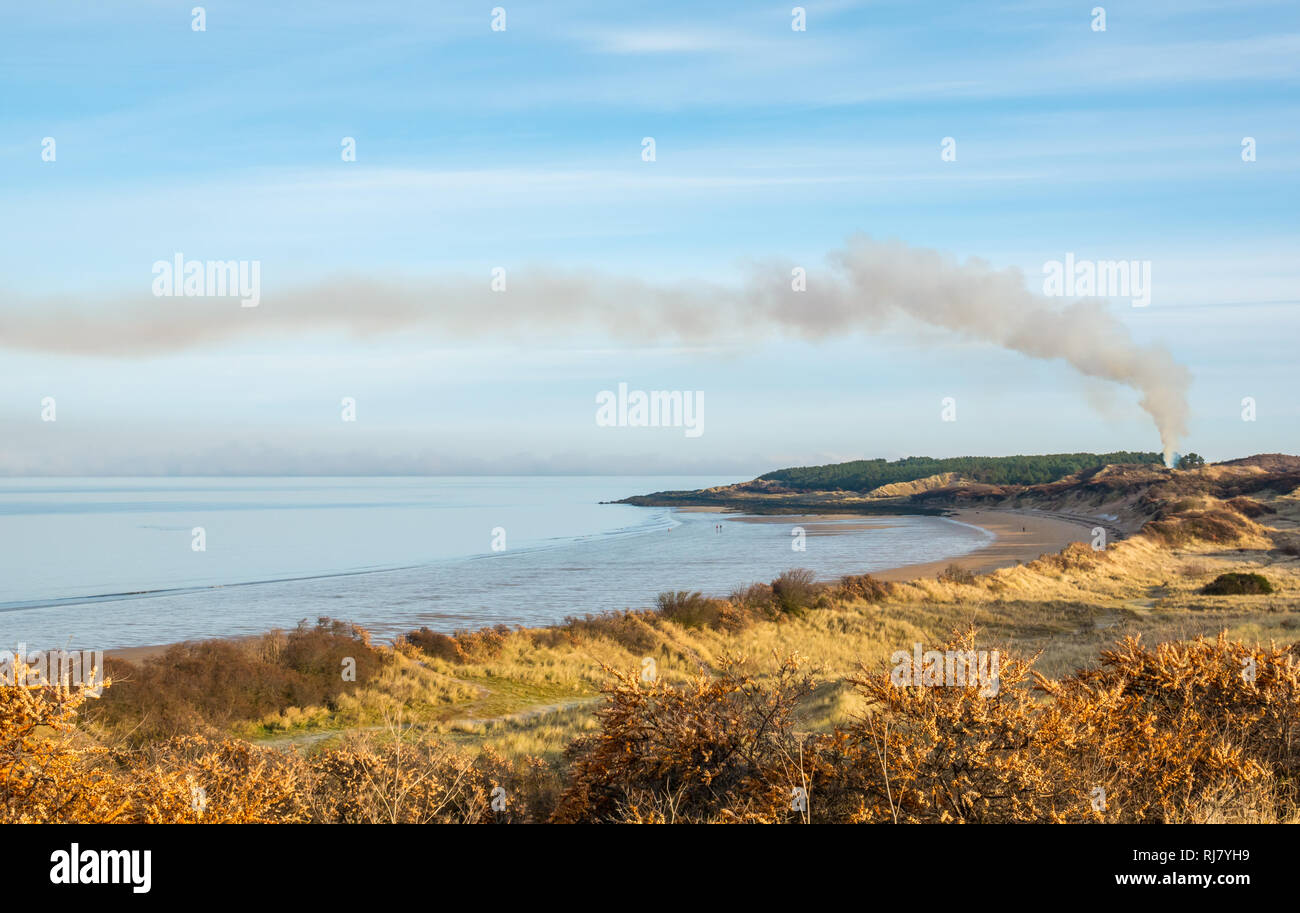 Fog on the beach at still bay hires stock photography and images Alamy