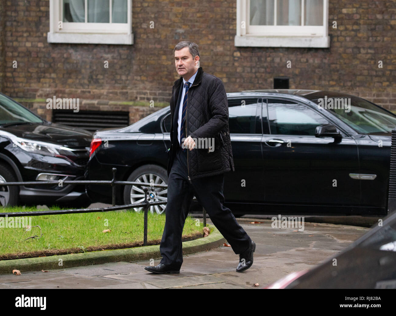 London, UK. 05th Feb, 2019. David Gauke, Lord Chancellor and Secretary of State for Justice, arrives for the Cabinet Meeting. Credit: Tommy London/Alamy Live News Stock Photo