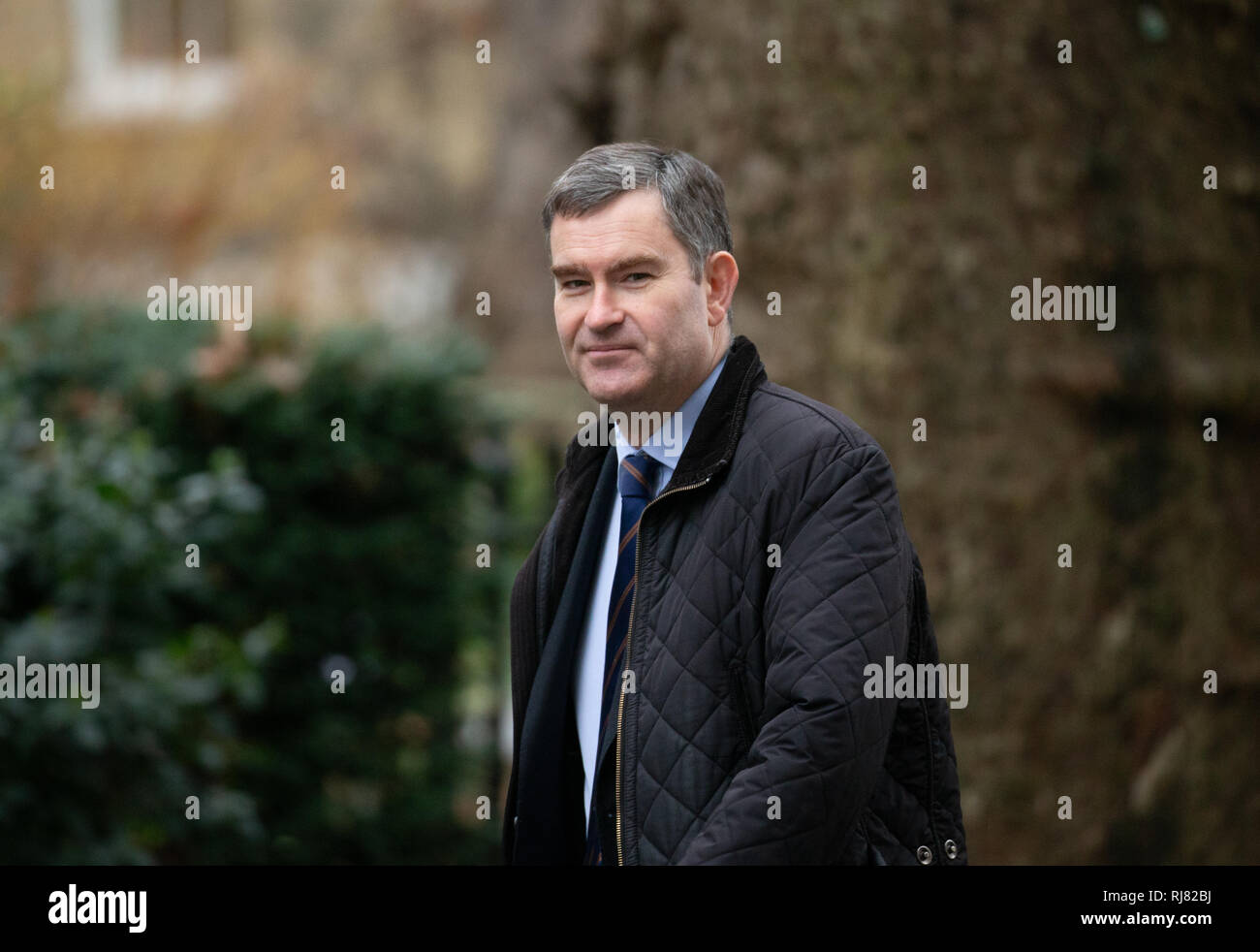London, UK. 05th Feb, 2019. David Gauke, Lord Chancellor and Secretary of State for Justice, arrives for the Cabinet Meeting. Credit: Tommy London/Alamy Live News Stock Photo