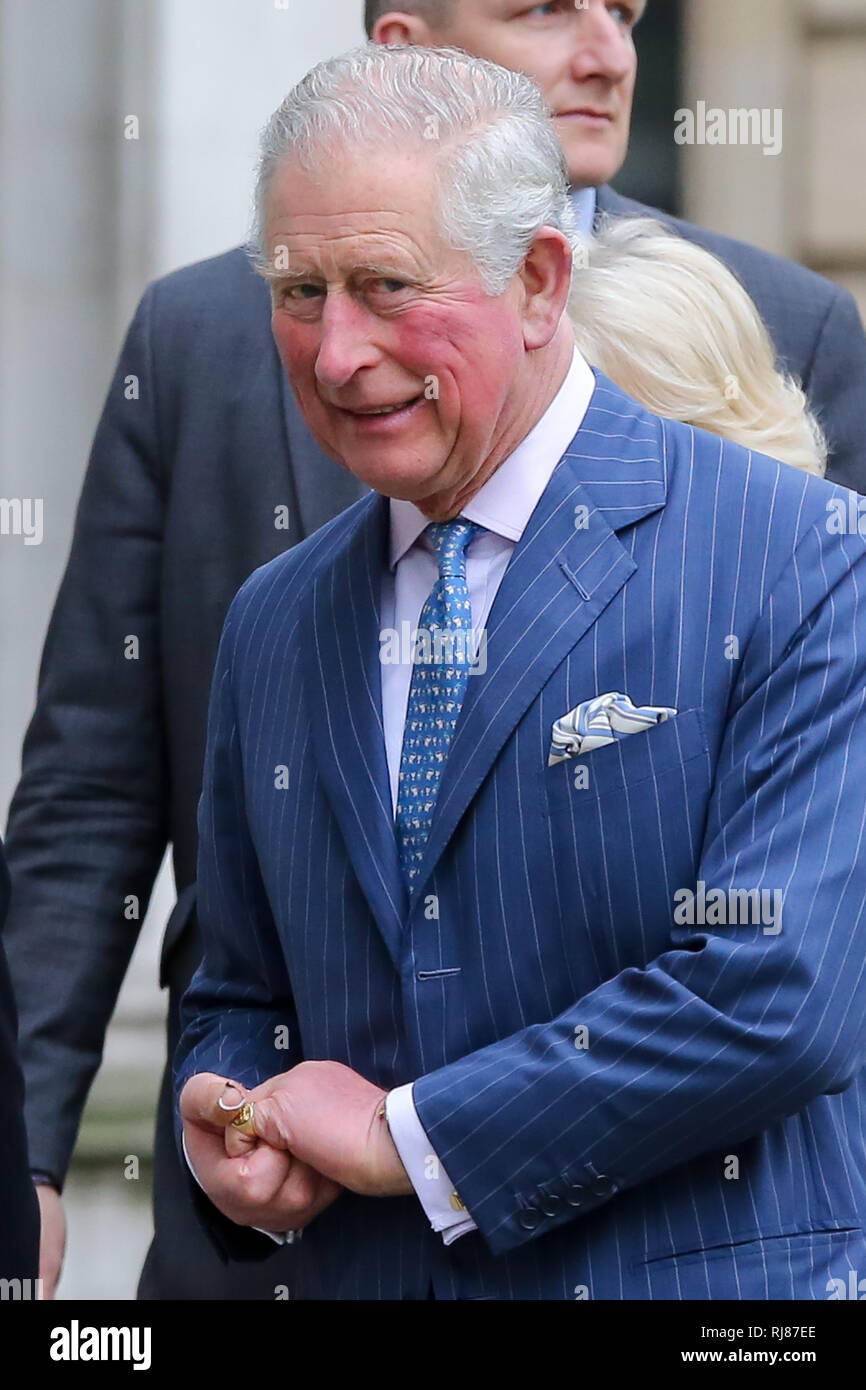 London Uk 5th Feb 2019 Prince Charles Prince Of Wales Is Seen Arriving At Supreme Court Of The United Kingdom Uk S Highest Court To Commemorate Its 10th Anniversary Credit Dinendra Haria Sopa