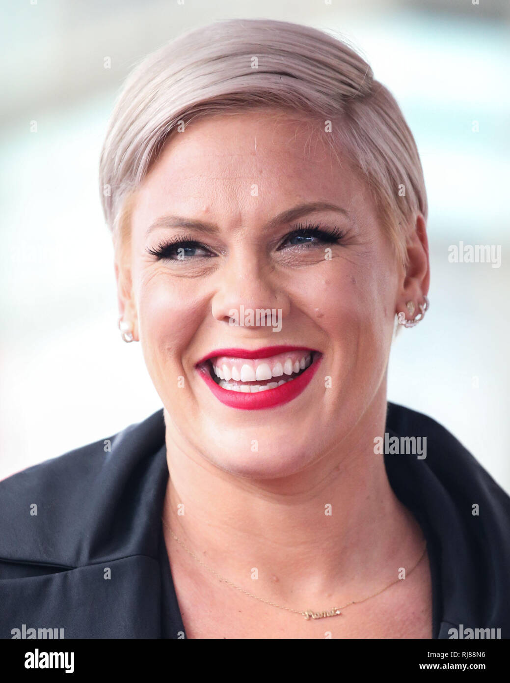HOLLYWOOD, LOS ANGELES, CA, USA - FEBRUARY 05: Singer P!nk (Pink