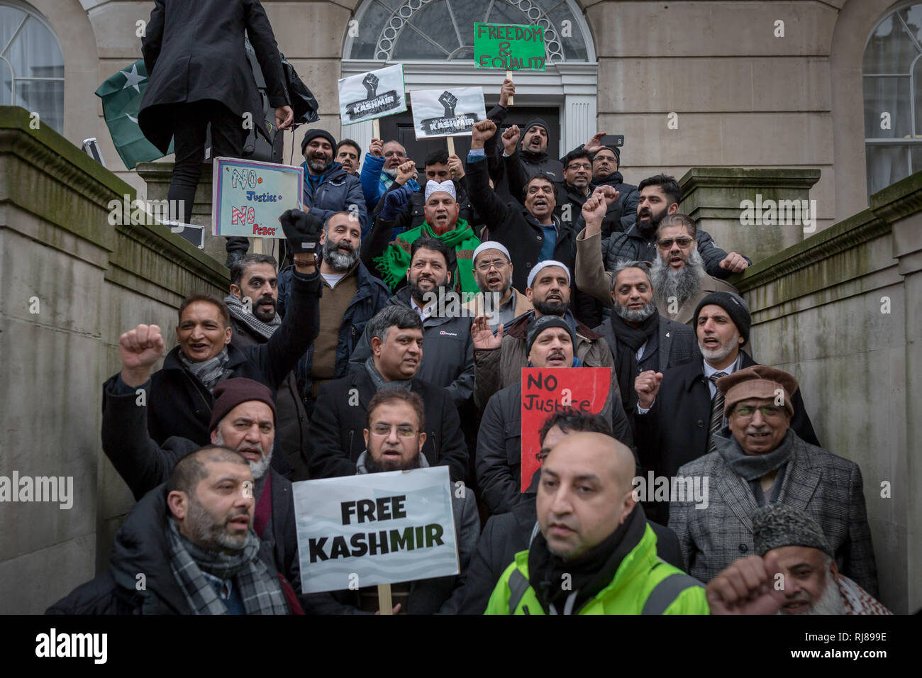 London, UK. 5th February, 2019. Annual Kashmir Solidarity Day. Credit: Guy Corbishley/Alamy Live News Stock Photo