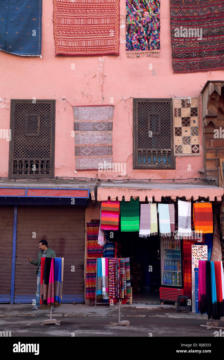 Marrakesch, Altstadt, Laden, Marokko Stock Photo