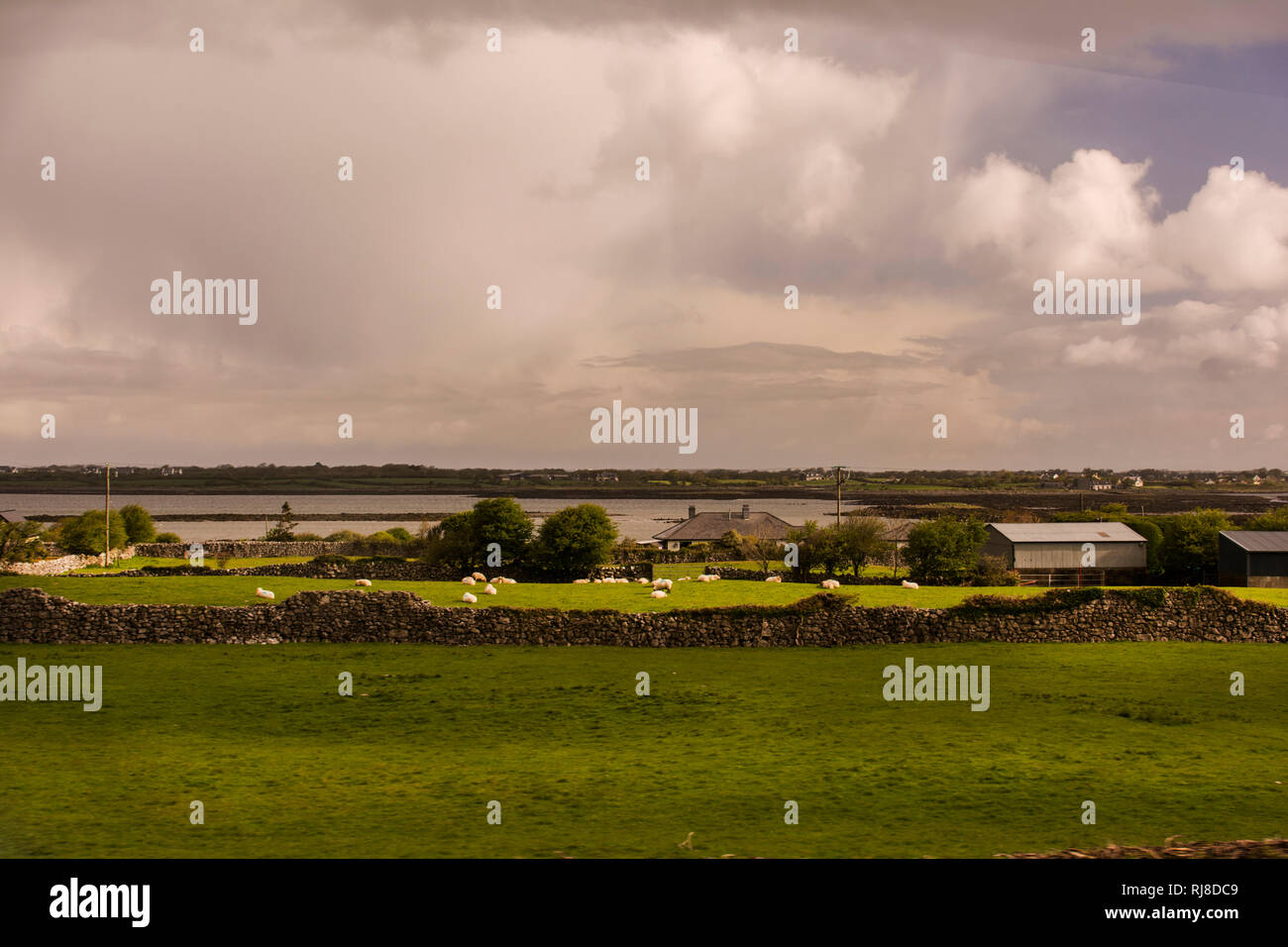 Irland, Landschaft des Burren Stock Photo
