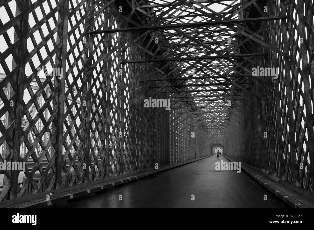 old bridge lisewski Stock Photo