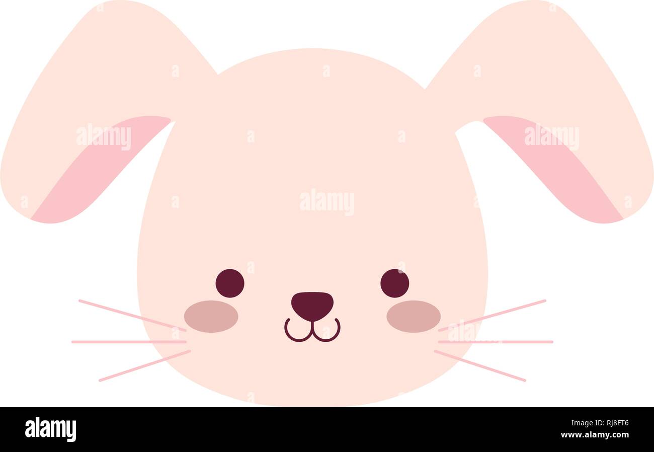 cute and little rabbit character vector illustration design Stock ...