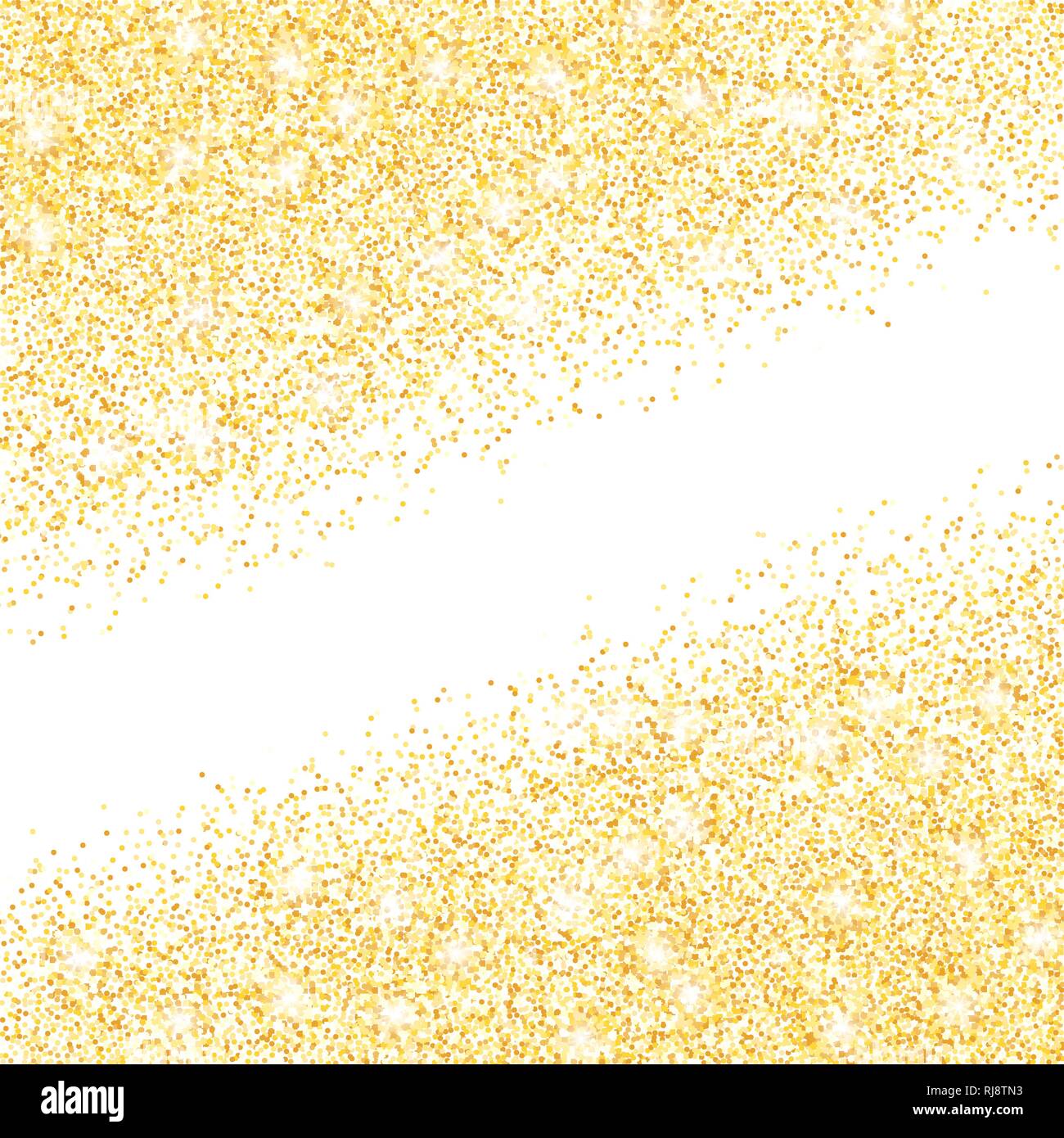 Vector gold glitter confetti dots background Stock Vector Image & Art