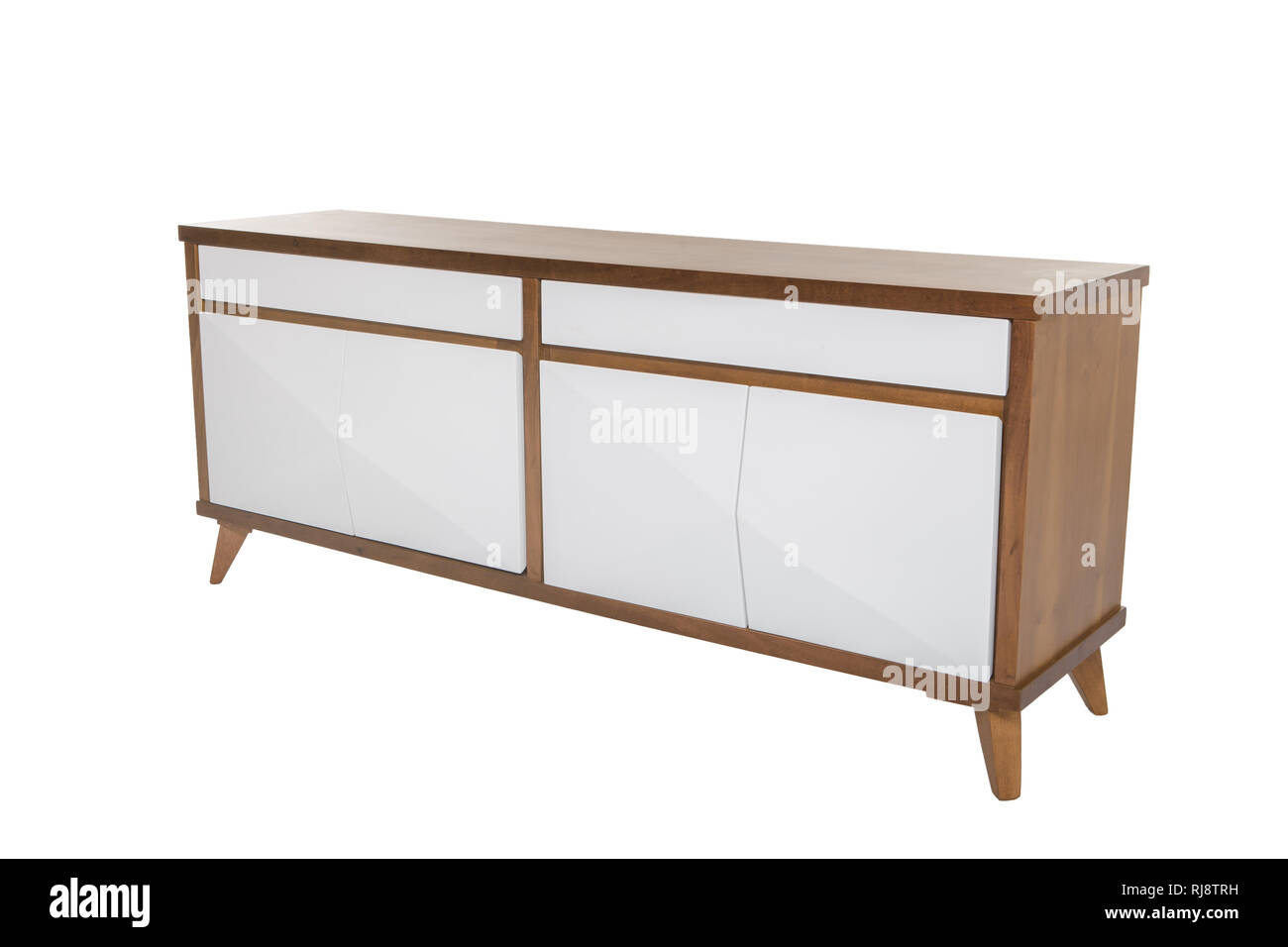 living room furniture stand isolated on white background Stock Photo