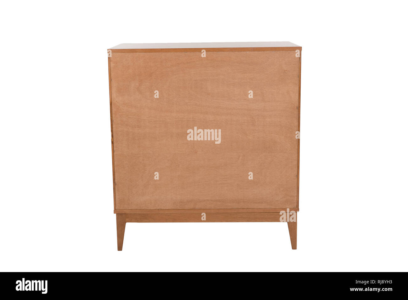 Wooden chest of drawers isolated on white background Stock Photo - Alamy