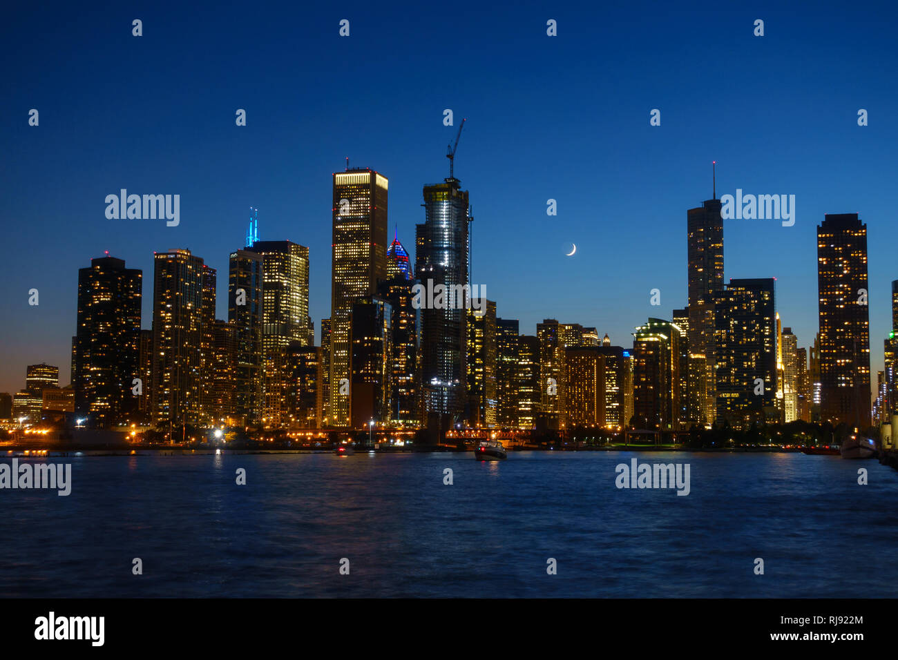 Chicago downtown skyscrapers skyline panorama Stock Photo - Alamy