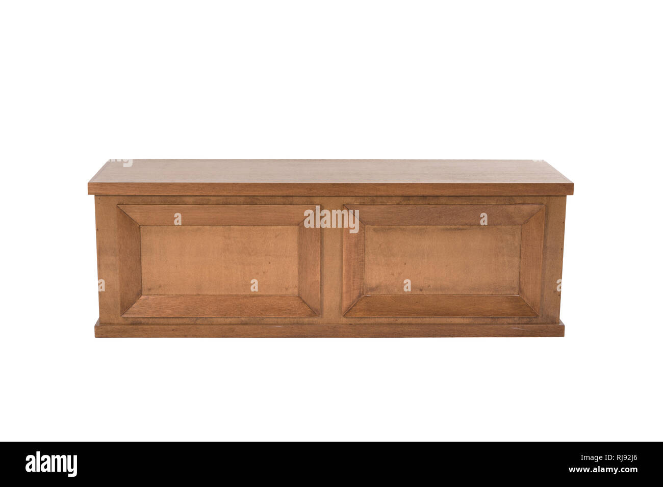 Wooden chest of drawers isolated on white background Stock Photo - Alamy