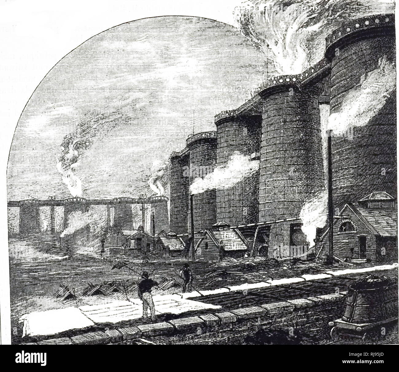 Blast furnace 19th century hires stock photography and images Alamy