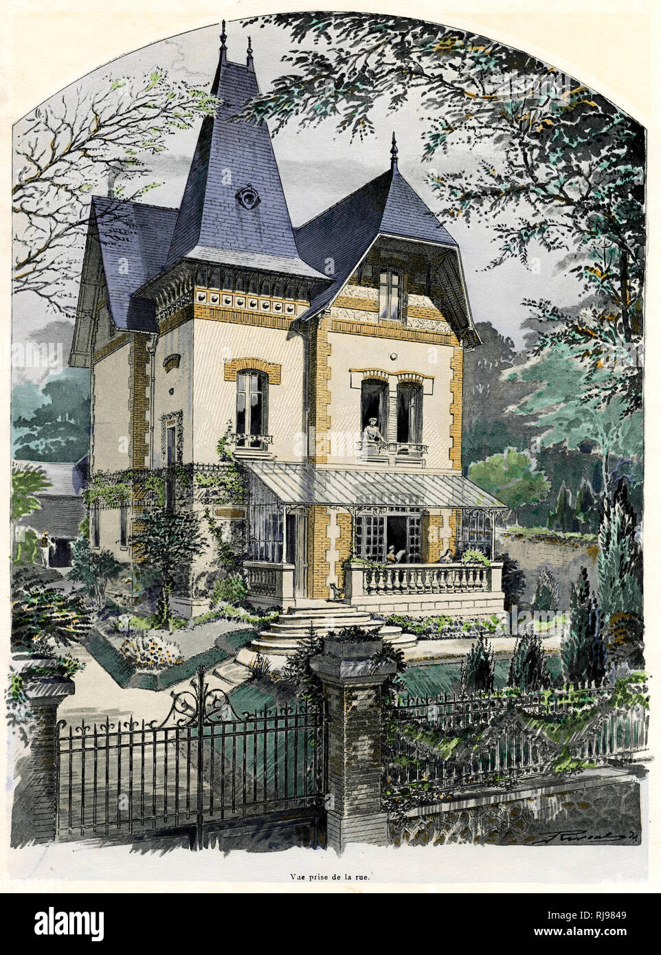 A beautiful example of French domestic architecture at Hauterives a