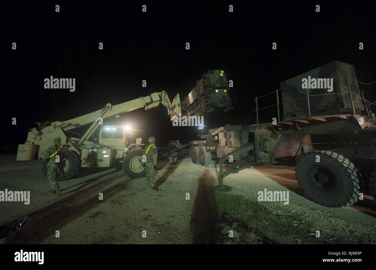 U.S. Army Soldiers, with the 5th Battalion 7th Air Defense Artillery