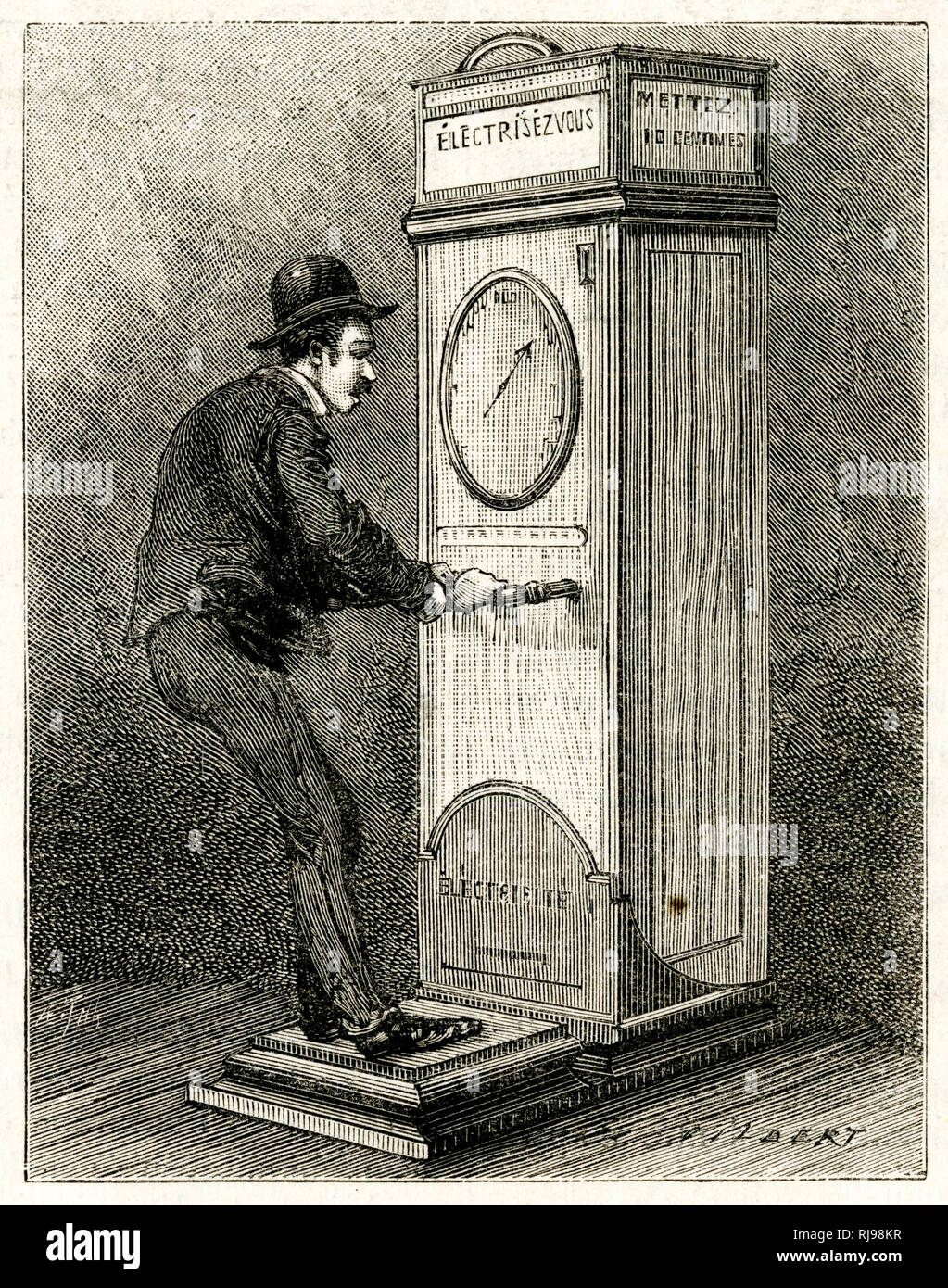 ELECTRIC SHOCK MACHINE Stock Photo Alamy