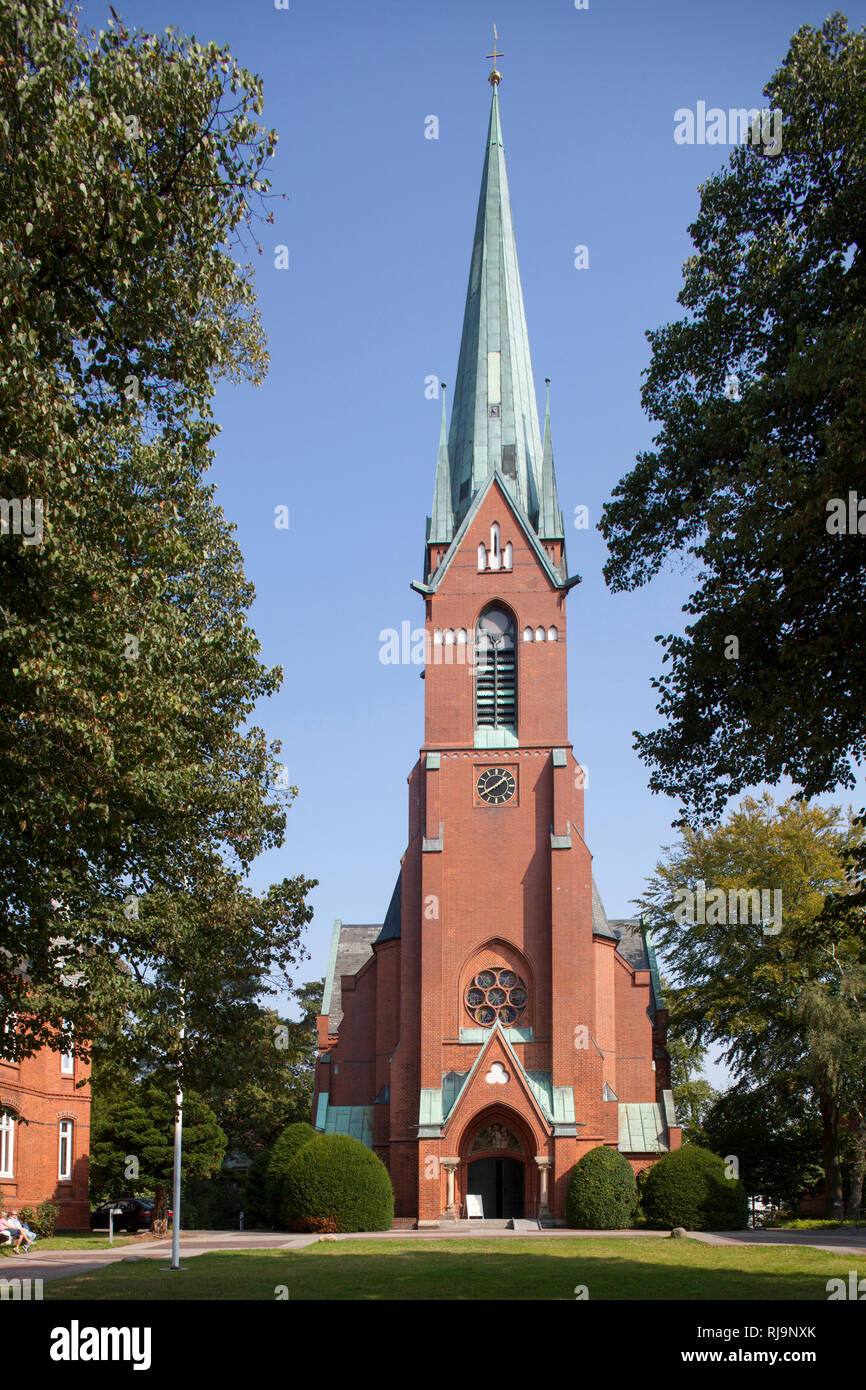 Blankeneser Kirche am Markt, Blankenese, Hamburg, Deutschland Stock Photo