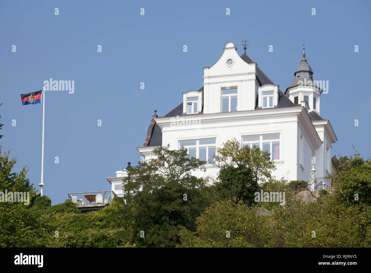 Villa, Blankenese, Hamburg, Deutschland Stock Photo