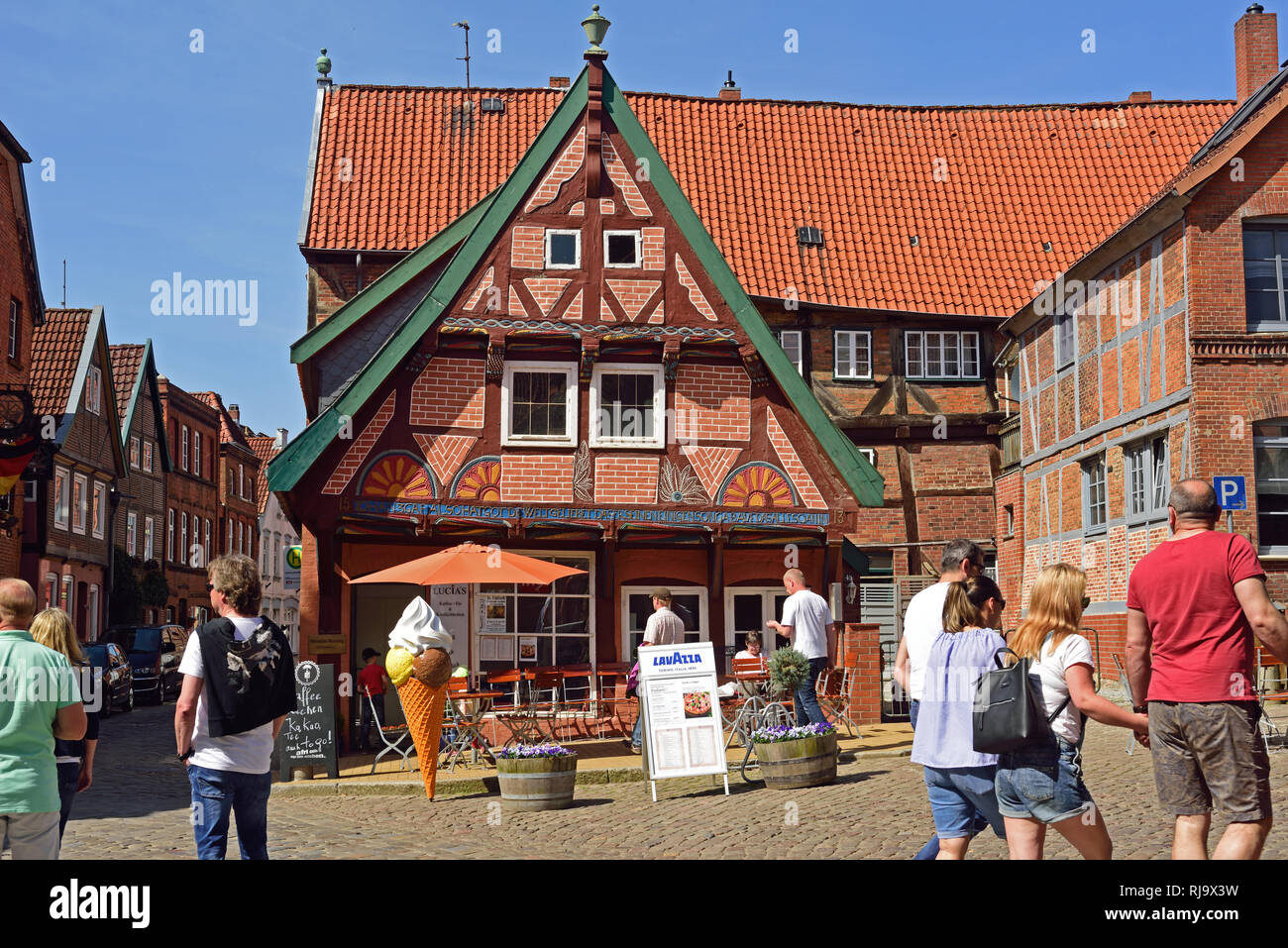 Lauenburg Elbe Altstadt Stock Photos Lauenburg Elbe Altstadt
