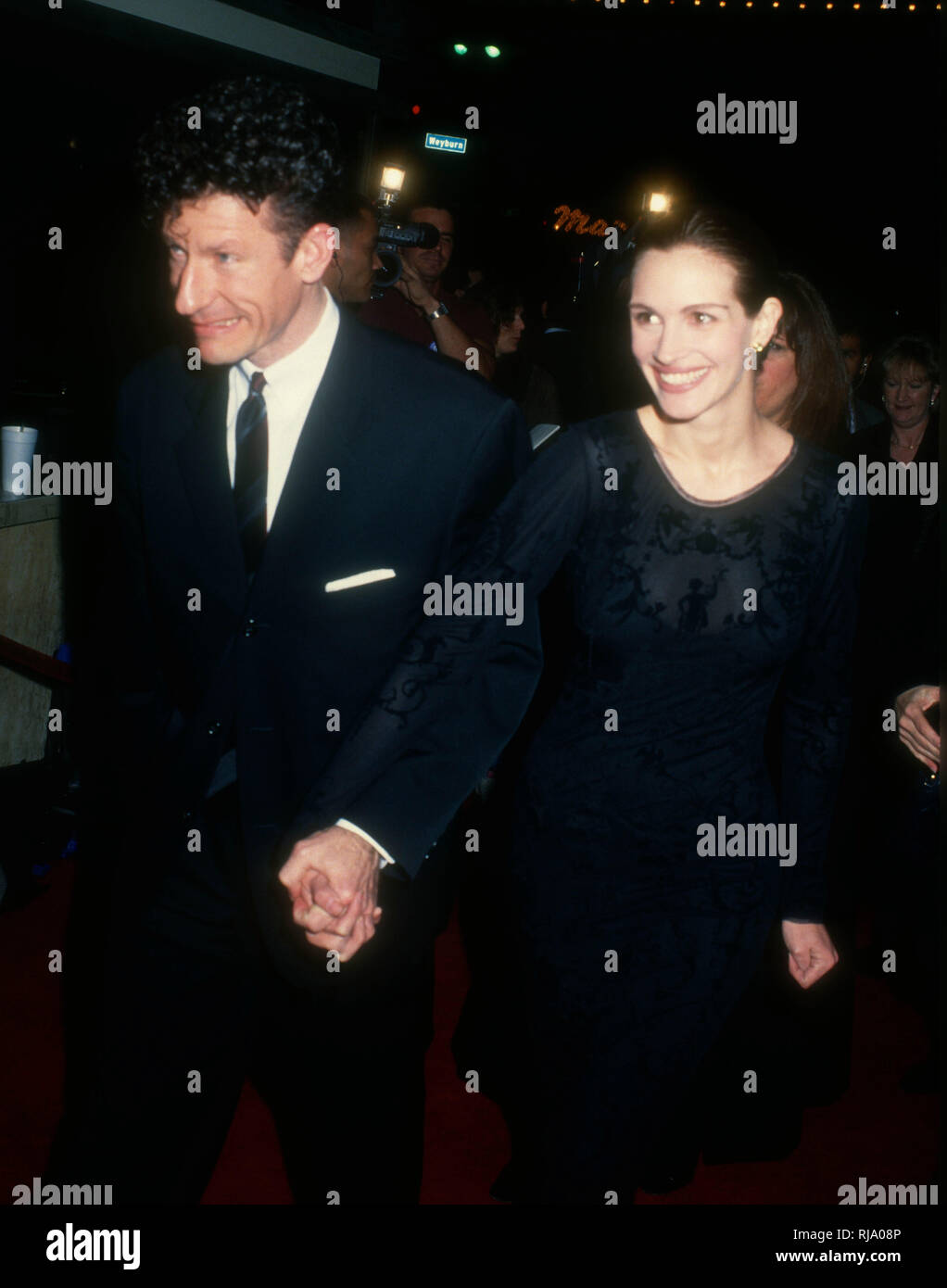 Westwood Ca December 13 Singer Lyle Lovett And Actress Julia Roberts Attend Warner Bros Picturers The Pelican Brief Westwood Premiere On December 13 1993 At The Mann Bruin Theatre In Westwood