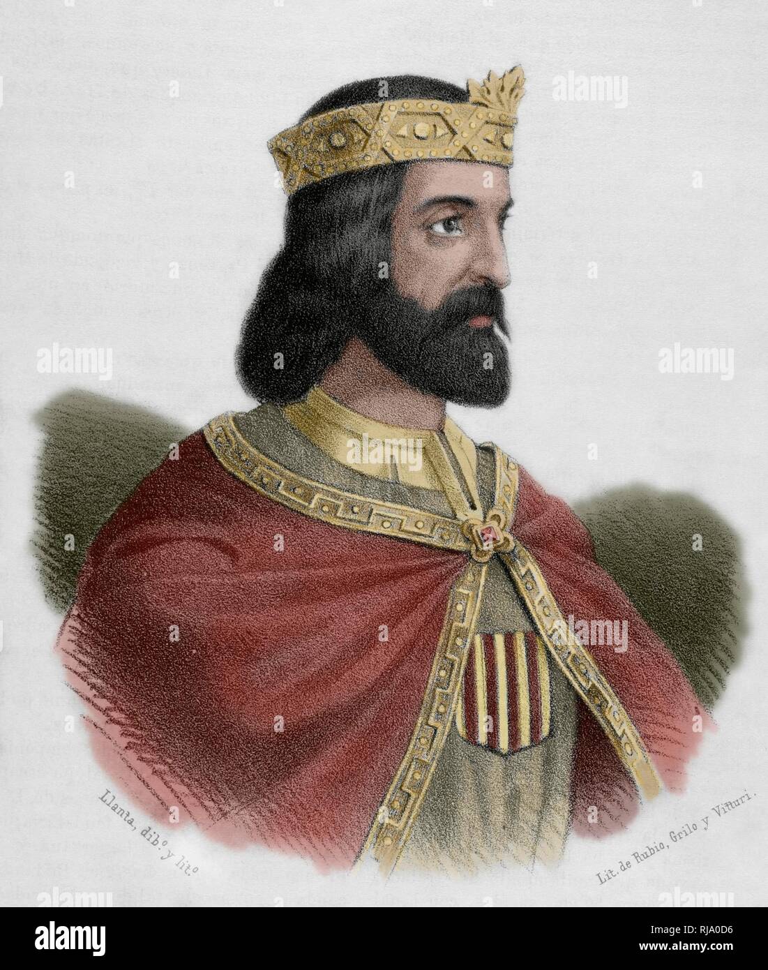 Ramón Berenguer III, el Grande (10821131). Conde de Barcelona. Dibujo