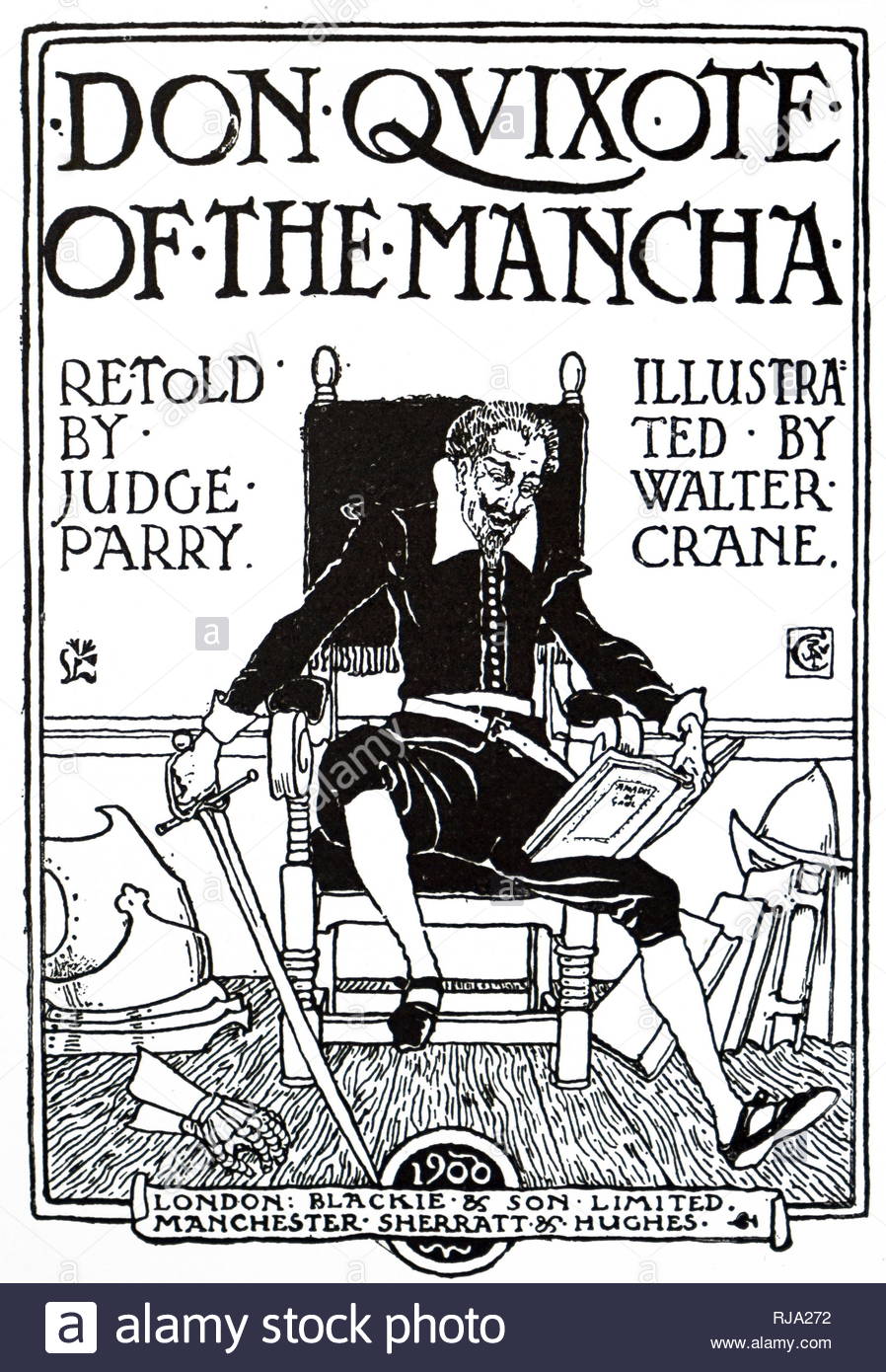 Title Page Of A 20th Century Edition Don Quixote By Miguel - 