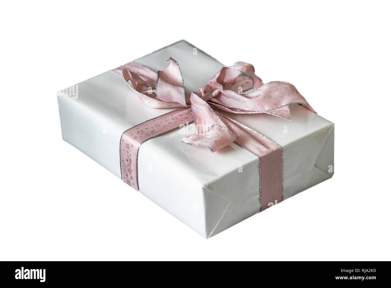 Box tied ribbon hi-res stock photography and images - Alamy
