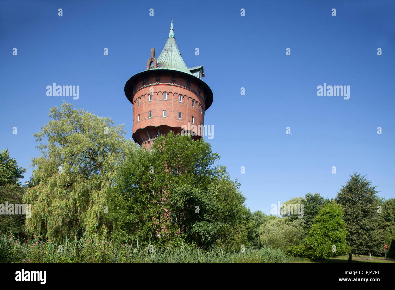 Historischer Wasserturm, Nordseeheilbad Cuxhaven, Niedersachsen, Deutschland, Europa Stock Photo