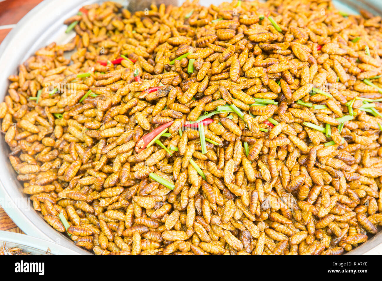 Kambodscha, Imbiss auf dem Weg nach Kampong Cham, Stock Photo