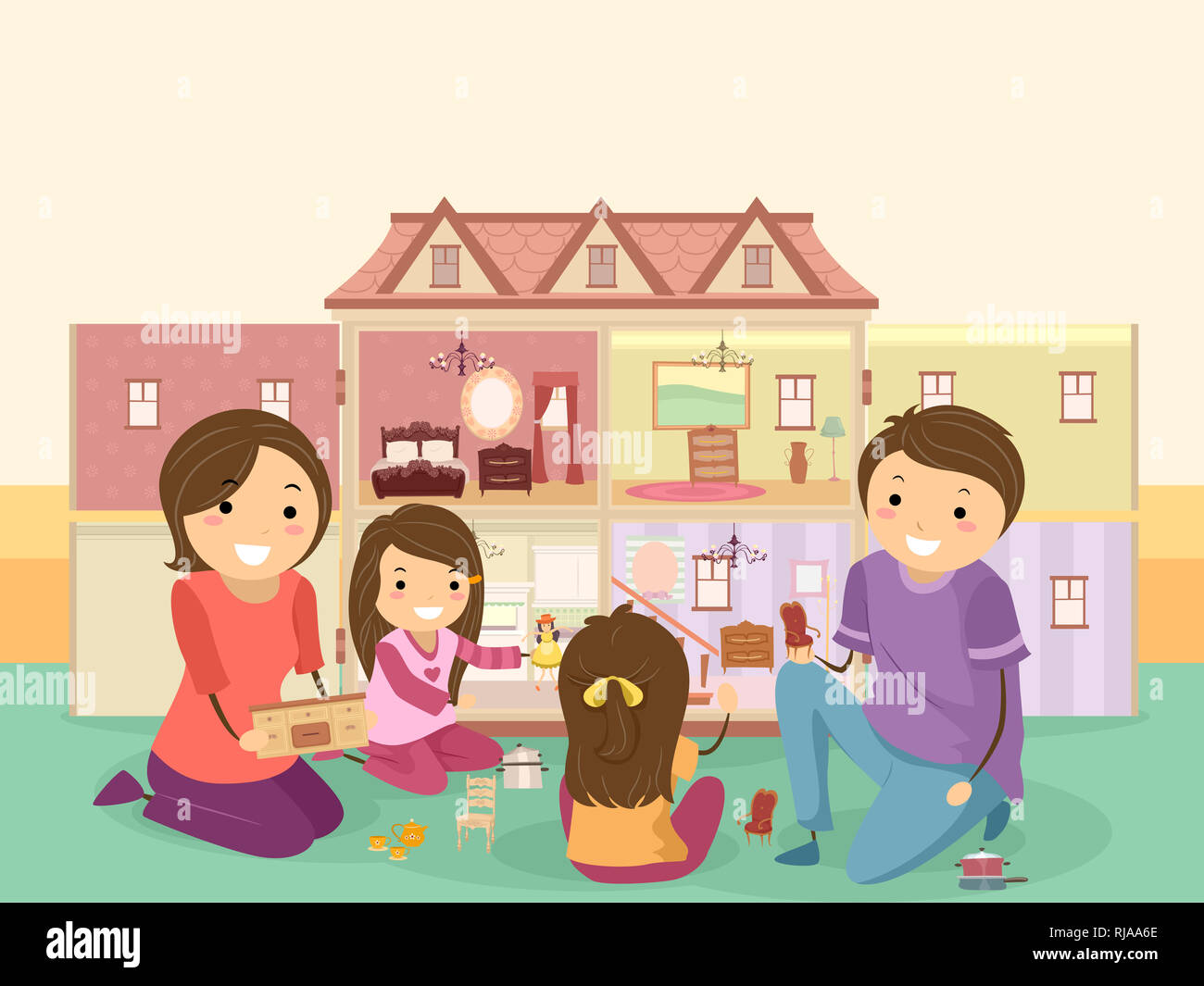 big doll cartoon