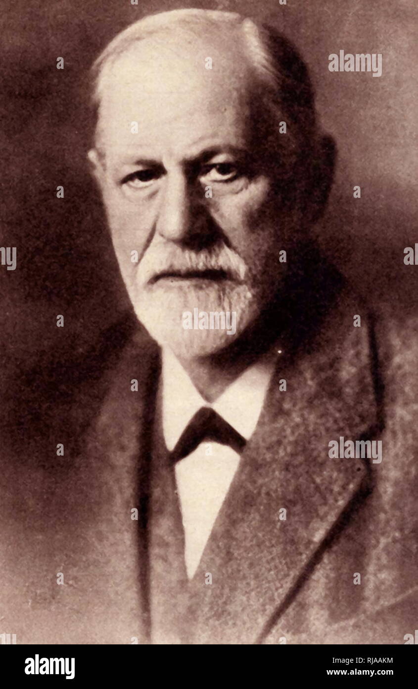 Sigmund Freud (1856 1939); Austrian neurologist and the founder of psychoanalysis. Freud lived