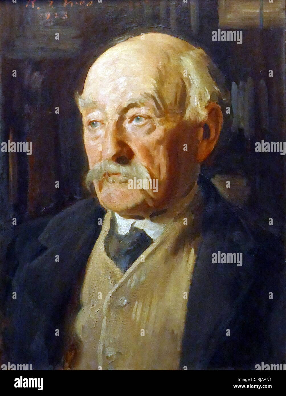 Thomas Hardy (1840 - 1928), Reginald Grenville Eves, Oil on canvas. 1923. Thomas Hardy, OM (2 June 1840 – 11 January 1928) was an English novelist and poet. Stock Photo