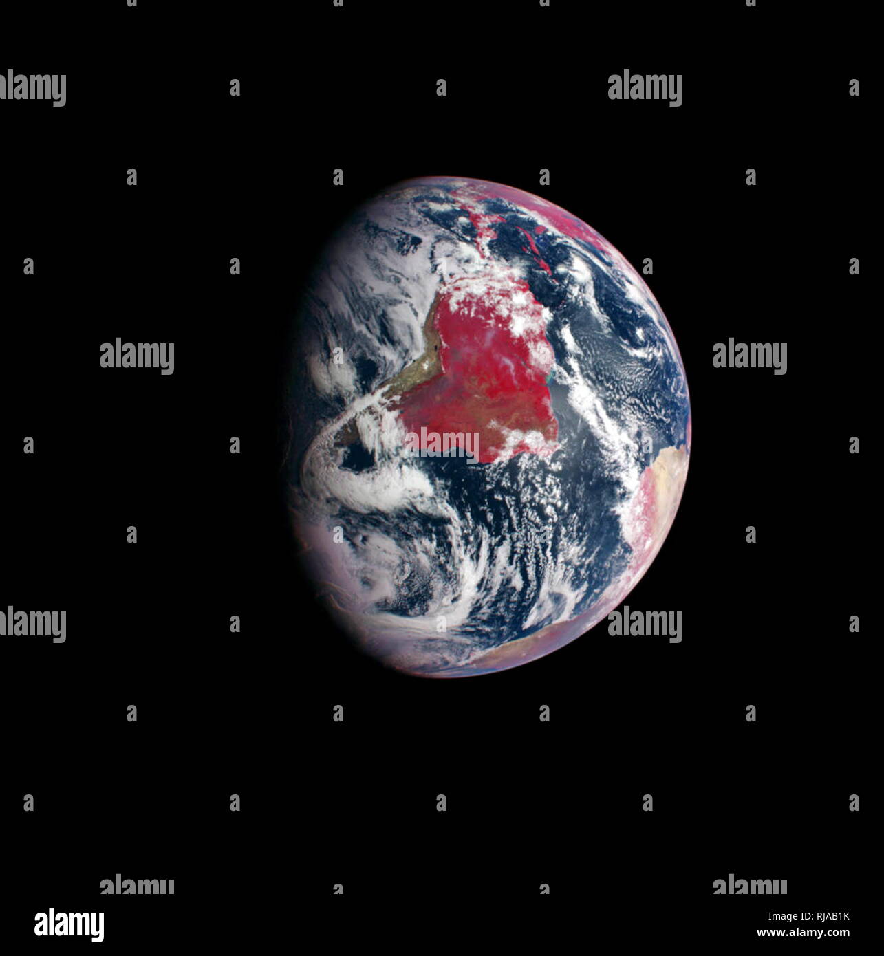 pics Real Images Of Mercury Surface https www alamy com 2004 nasas mercury surface space environment geochemistry and ranging messenger spacecraft image of south america and portions of north america and africa from the mercury dual imaging systems wide angle camera aboard messenger the wide angle camera records light at eleven different wavelengths including visible and infrared light combining blue red and green light results in a true colour image from the observations the image substitutes infrared light for blue light in the three band combination the resulting image is crisper than the natural colour version because our atmosp image235026783 html