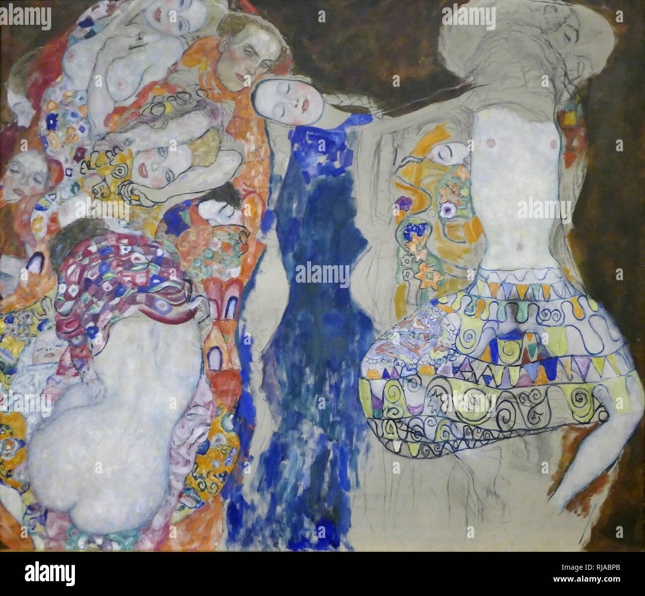 Klimt Painting High Resolution Stock Photography and