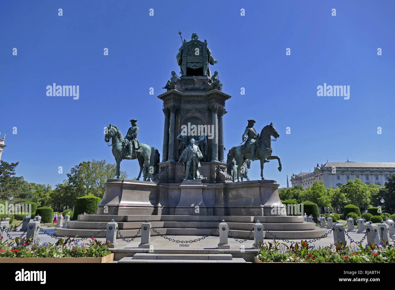 Statue in Maria-Theresien-Platz, Vienna, Austria. Maria Theresa (1717 ...