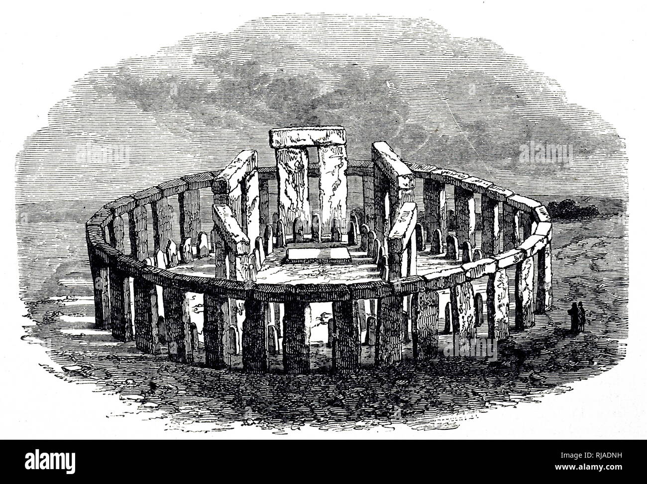 Stonehenge illustration pagan hi-res stock photography and images - Alamy